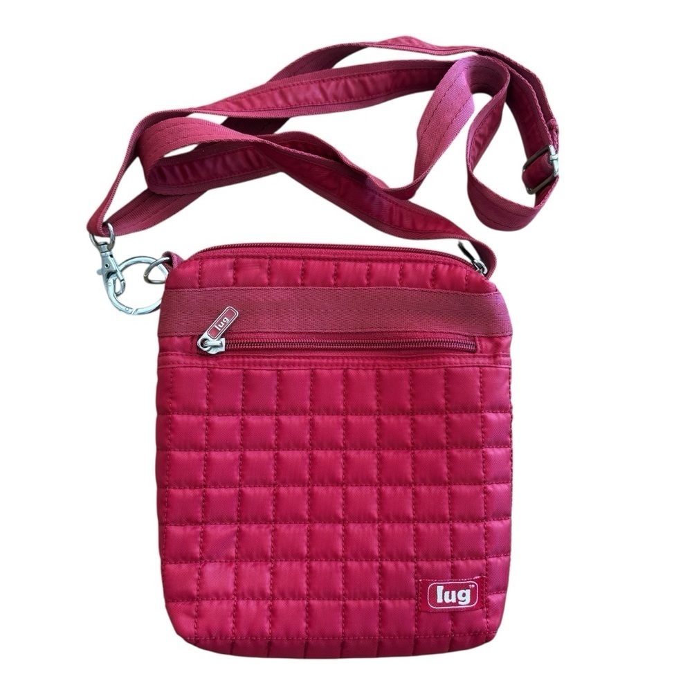 Lug Quilted Crossbody Bag Skipper Red